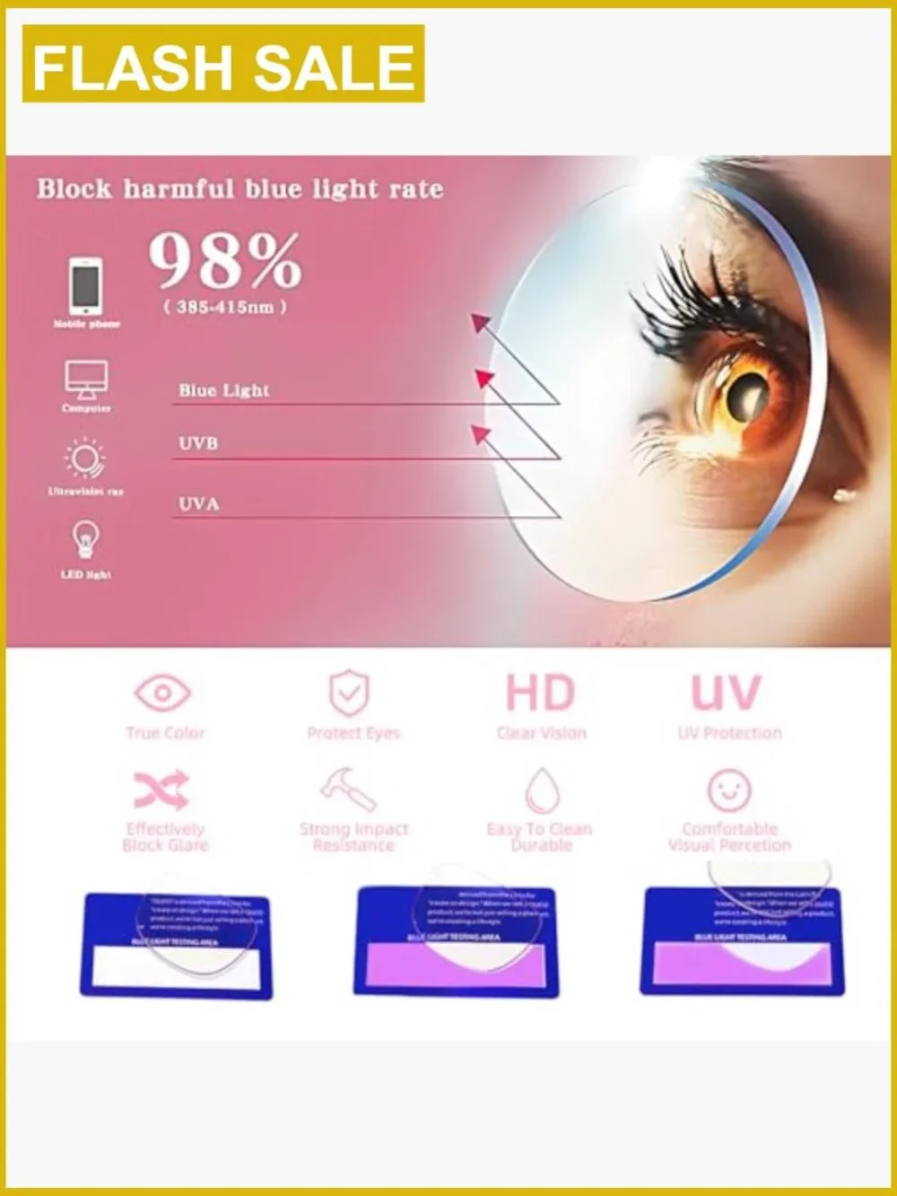 Oversized Cat Eye Blue Light Blocking Reading Glasses Spring Hinge Women's